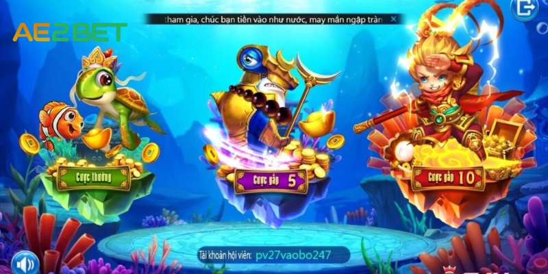 Bắn Cá Rùa Xanh AE2BET.NET Thưởng Lớn Mỗi Ngày 4 ban ca rua xanh ae2bet.net 3