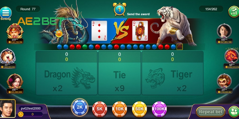 Rồng Hổ AE2BET.NET: Hướng Dẫn Chơi Hiệu Quả Và Thắng Lớn 3 Quản lý vốn chơi Rồng Hổ tại AE2BET.NET