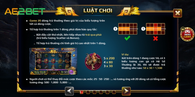 AE2BET.NET - Slot Sơn Tinh Thủy Tinh Huyền Thoại 4 slot son tinh thuy tinh ae2bet.net 3